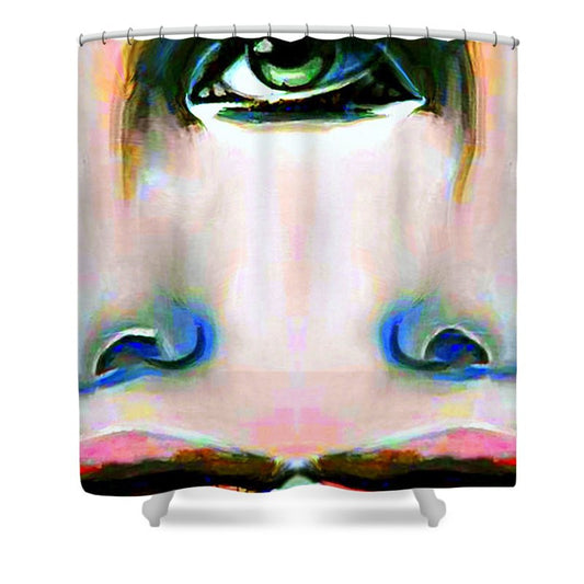 Shower Curtain - Two Faces Of A Coin