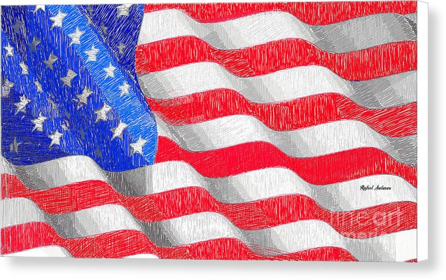 Usa Usa Usa - Canvas Print