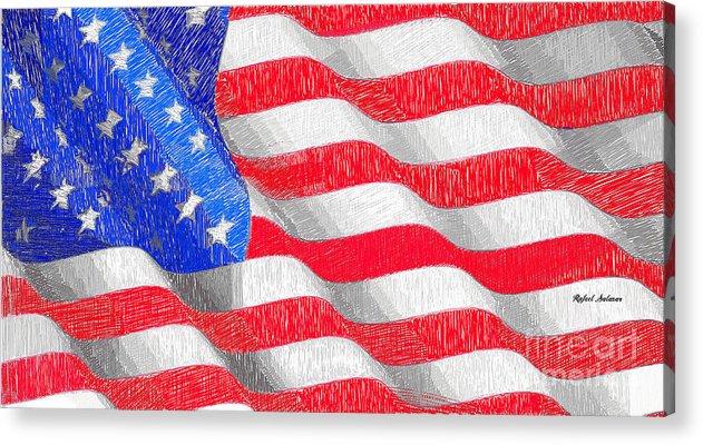 Usa Usa Usa - Acrylic Print