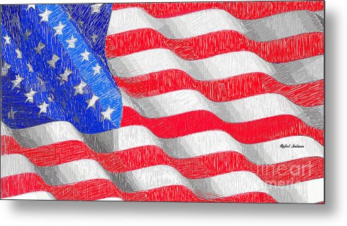 Usa Usa Usa - Metal Print