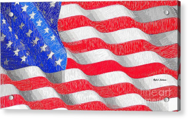 Usa Usa Usa - Acrylic Print