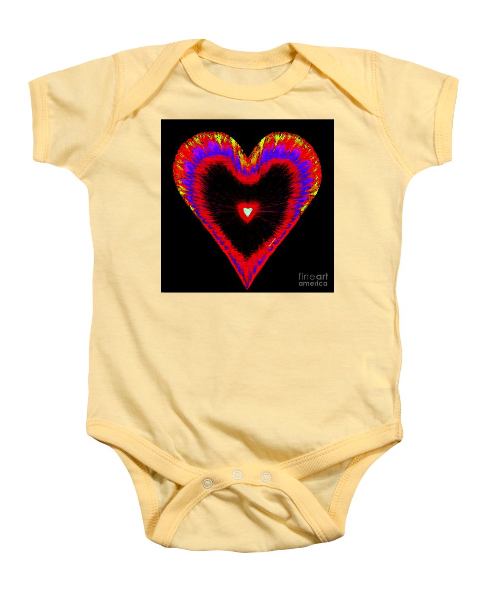 Valentines Of The 60's - Baby Onesie