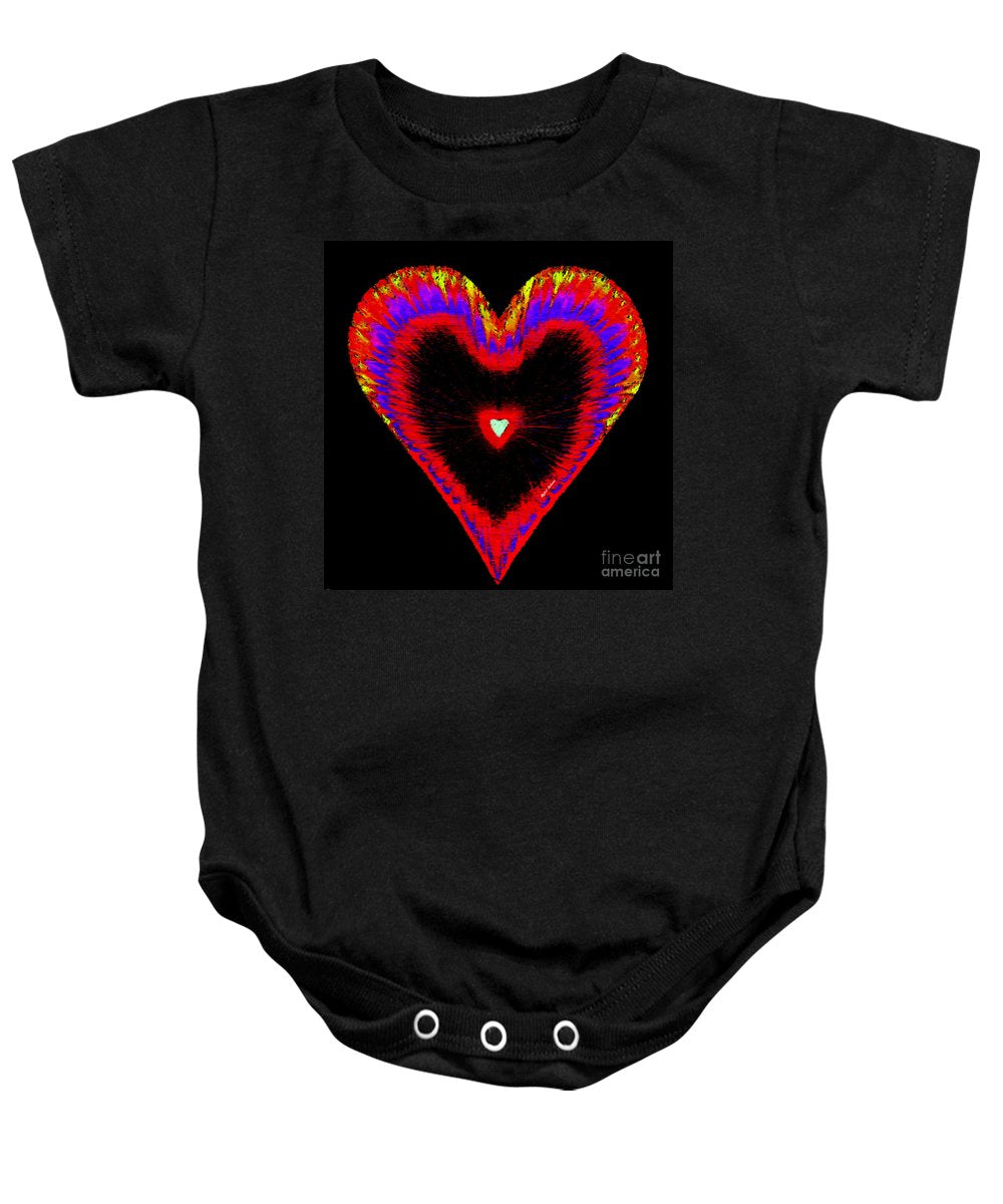 Valentines Of The 60's - Baby Onesie