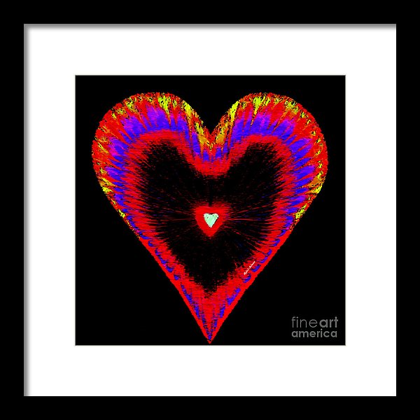 Valentines Of The 60's - Framed Print