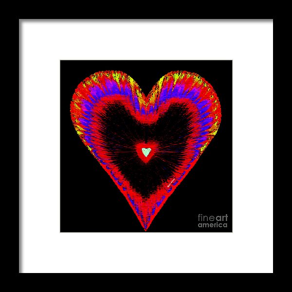 Valentines Of The 60's - Framed Print