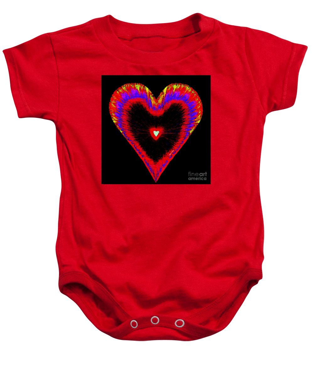 Valentines Of The 60's - Baby Onesie