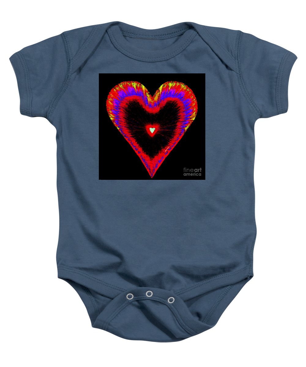 Valentines Of The 60's - Baby Onesie