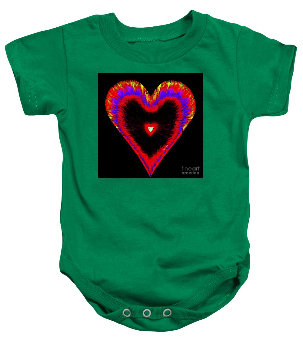 Valentines Of The 60's - Baby Onesie