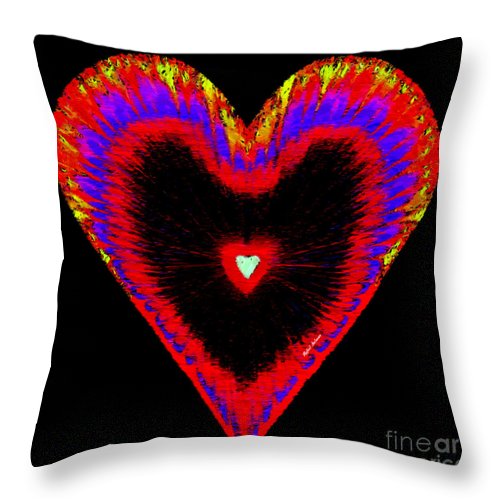 Coussin décoratif - Saint-Valentin des années 60