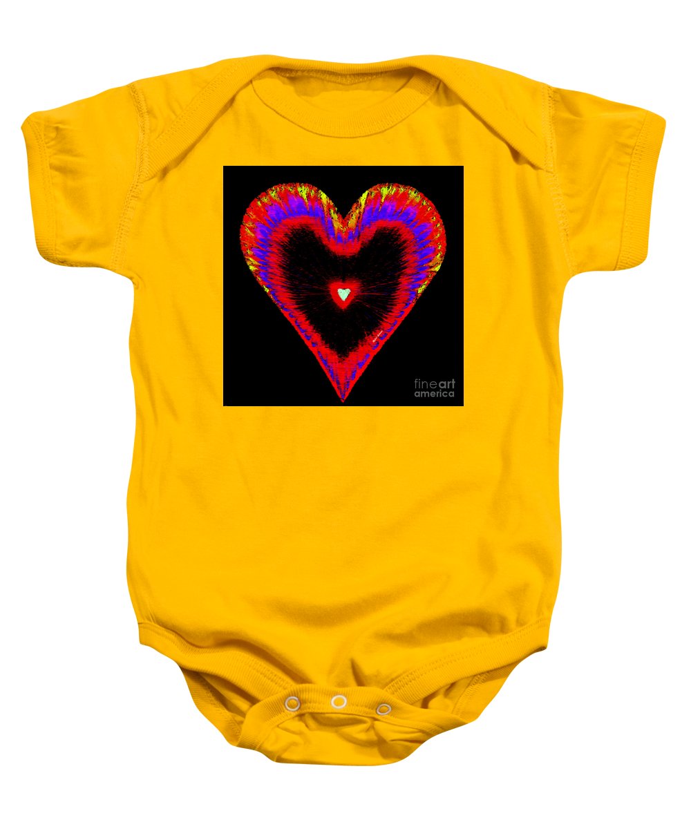 Valentines Of The 60's - Baby Onesie