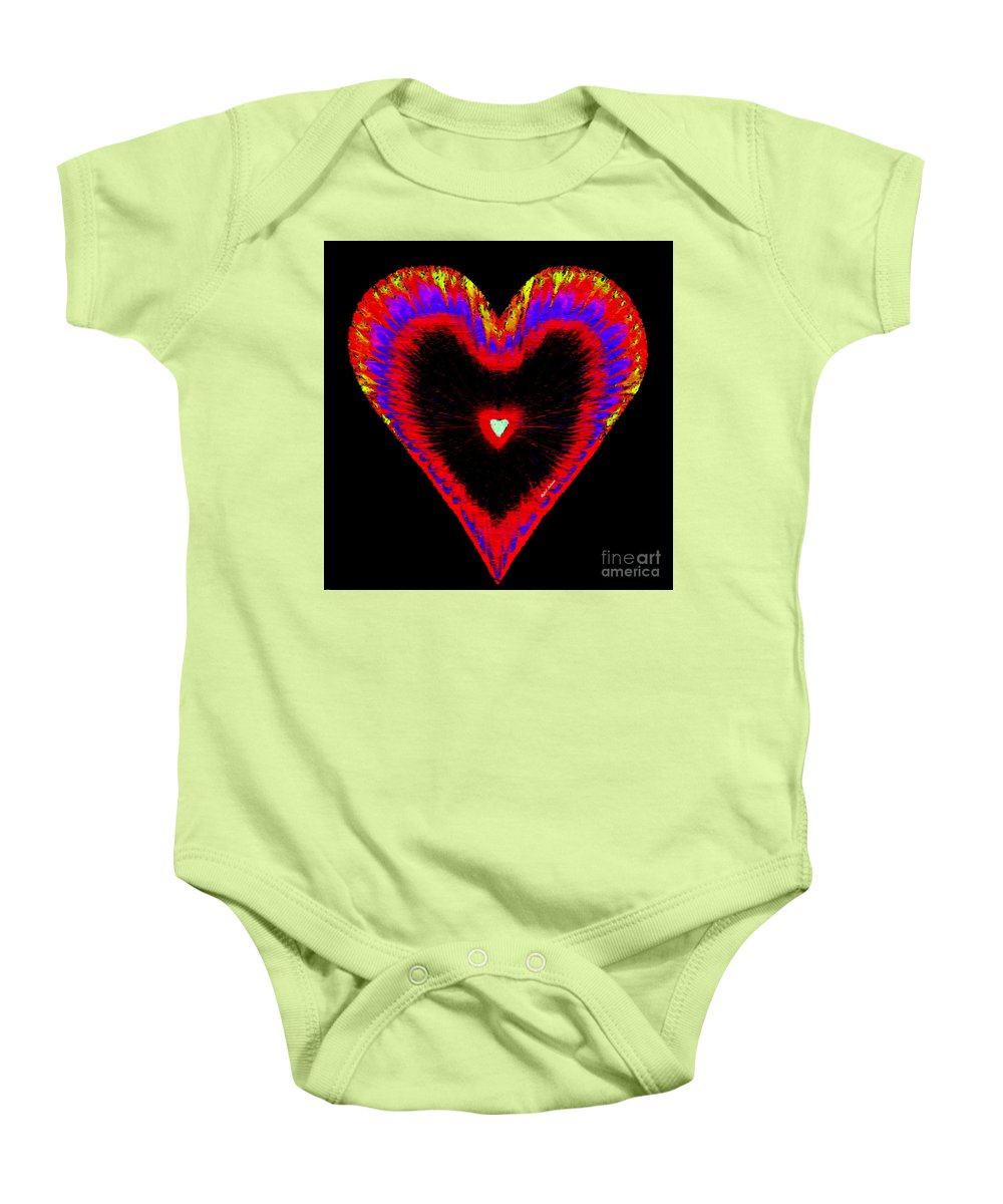 Valentines Of The 60's - Baby Onesie