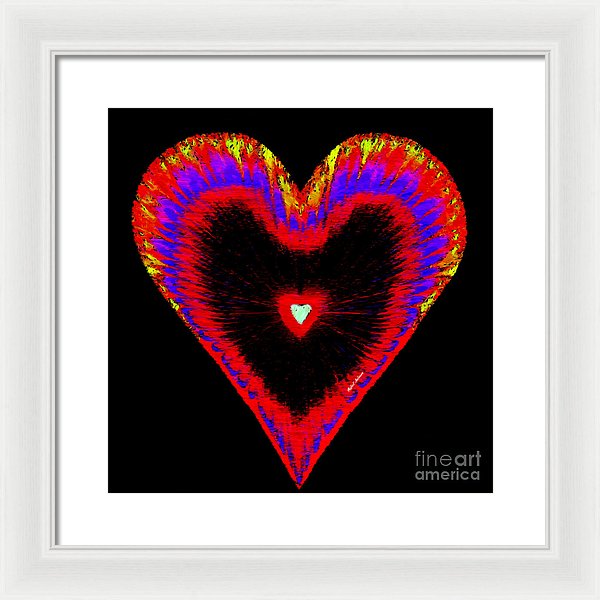 Valentines Of The 60's - Framed Print