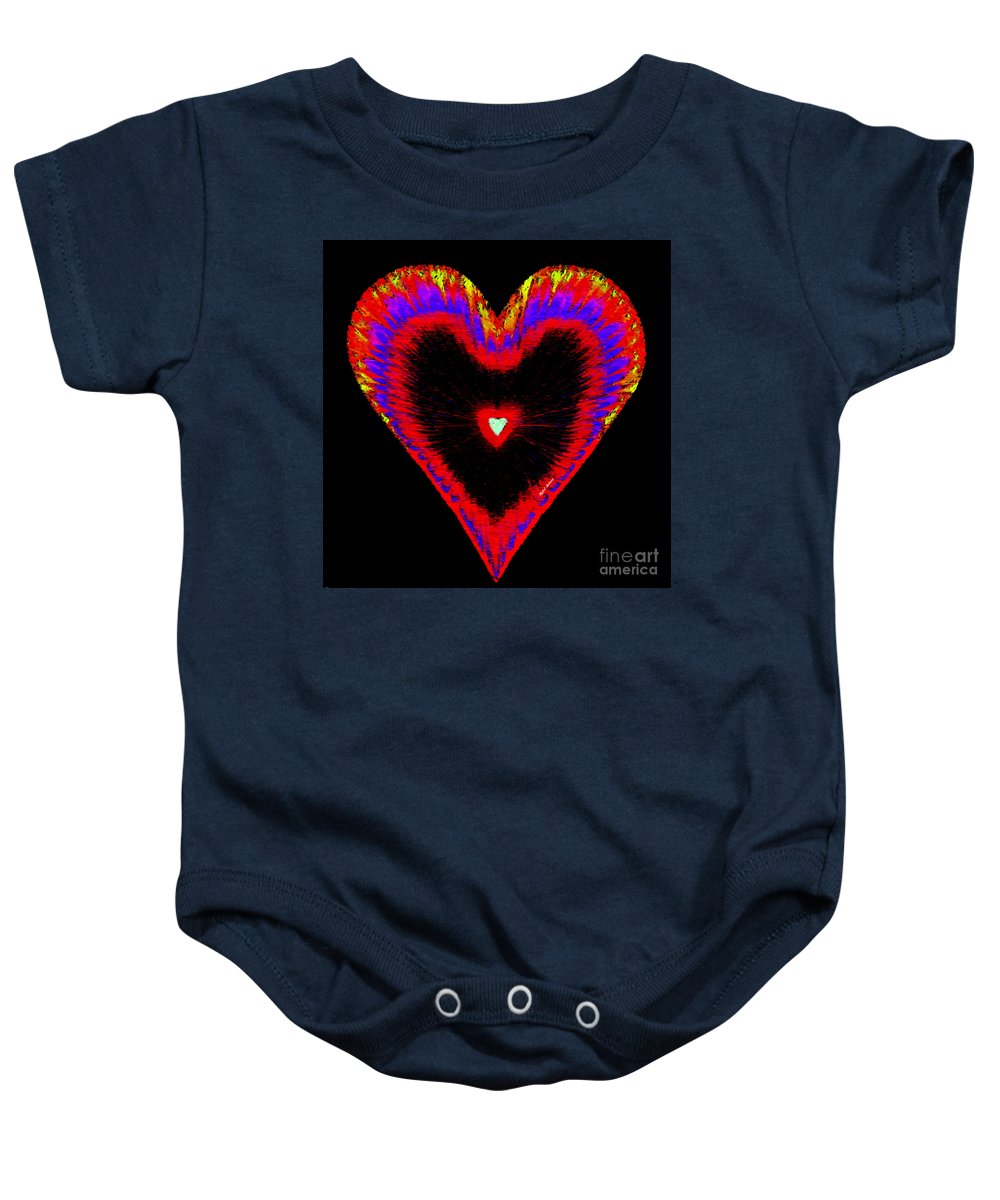 Valentines Of The 60's - Baby Onesie