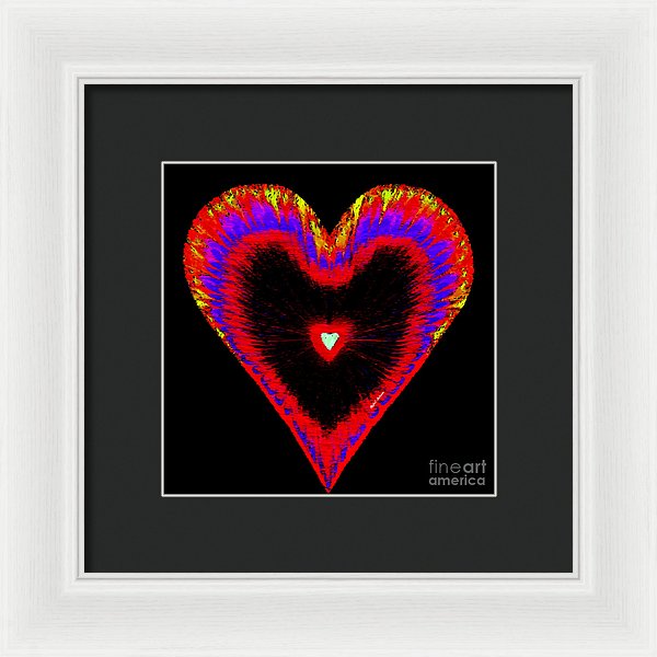 Valentines Of The 60's - Framed Print