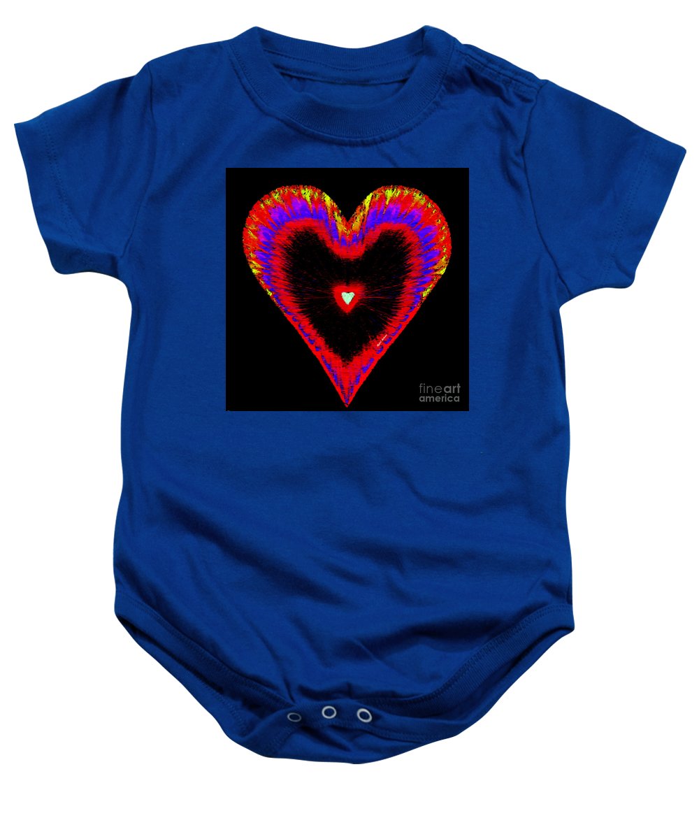 Valentines Of The 60's - Baby Onesie