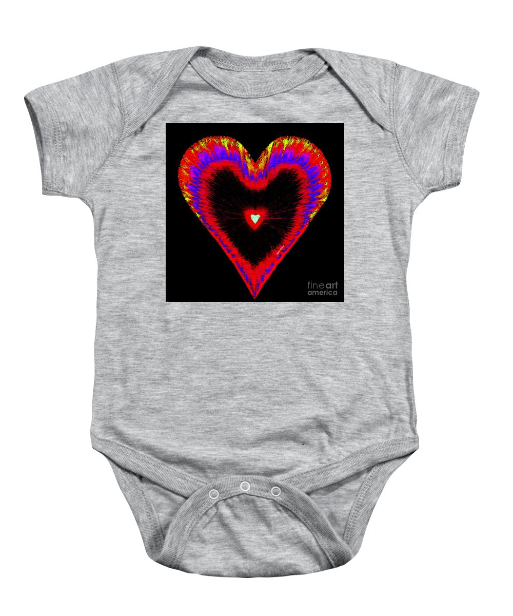 Valentines Of The 60's - Baby Onesie