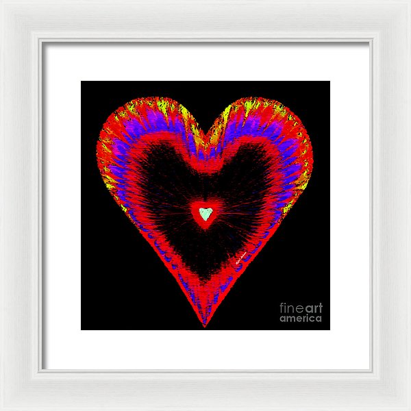 Valentines Of The 60's - Framed Print