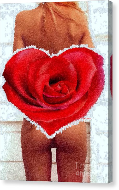 Valentines Pinup - Canvas Print