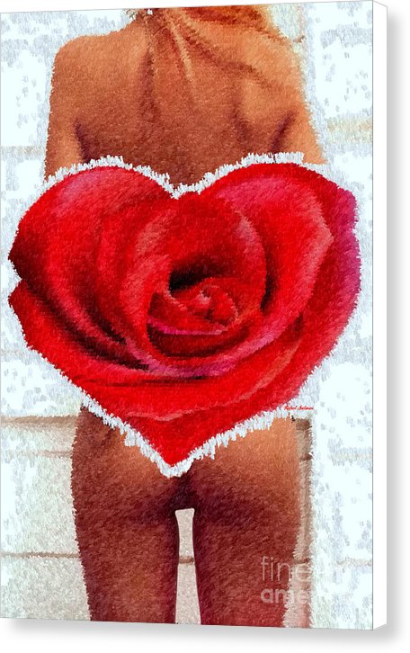 Valentines Pinup - Canvas Print