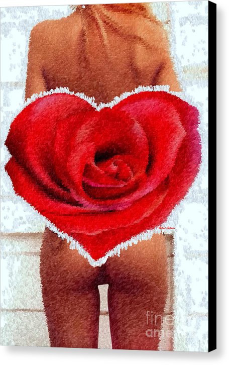 Valentines Pinup - Canvas Print