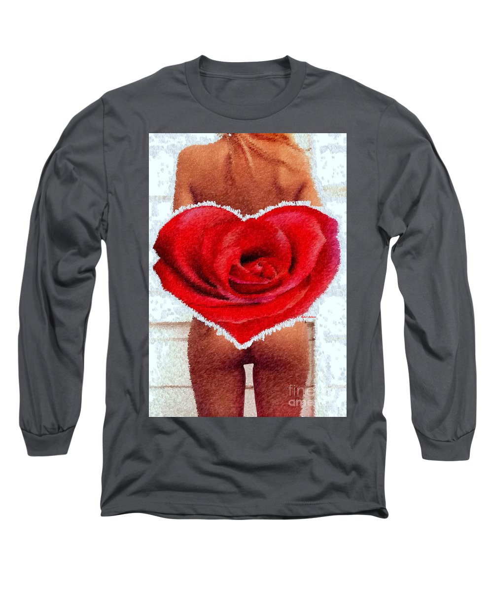 Valentines Pinup - Long Sleeve T-Shirt