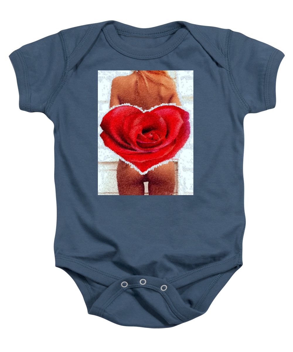 Valentines Pinup - Baby Onesie