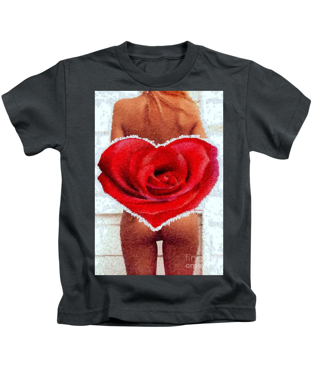 Valentines Pinup - Kids T-Shirt