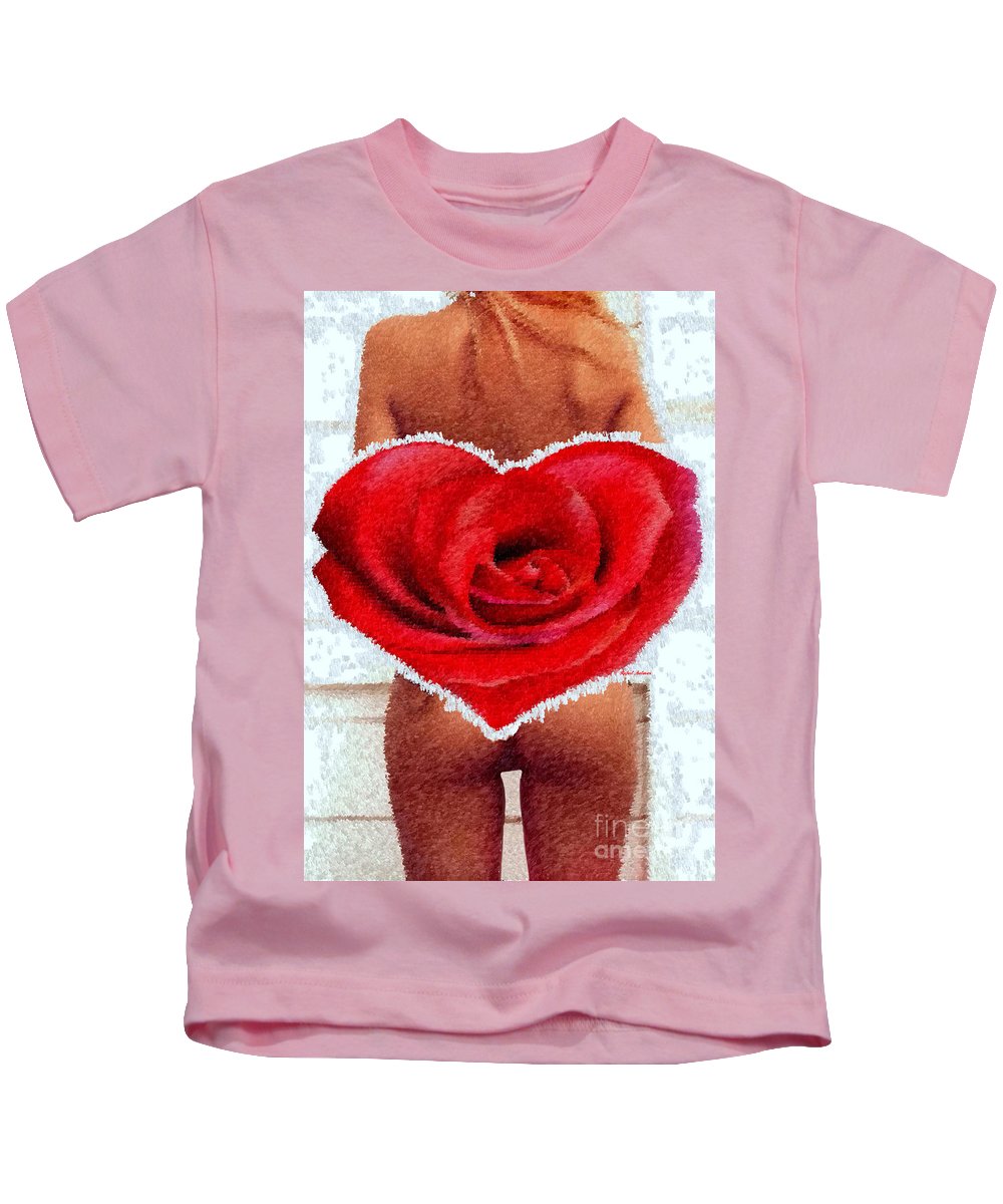 Valentines Pinup - Kids T-Shirt