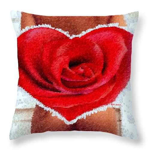 Coussin Pinup de la Saint-Valentin