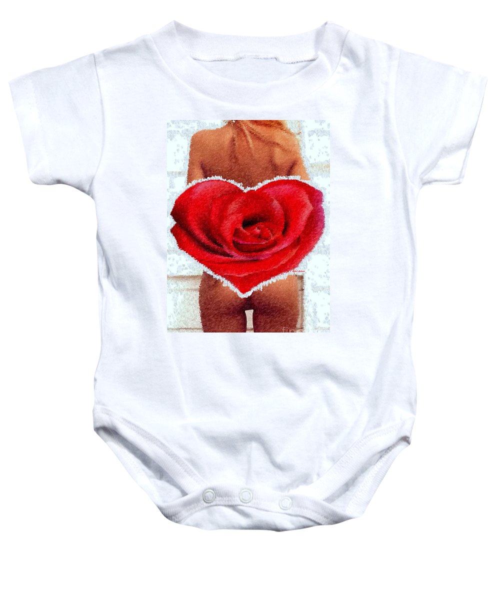 Valentines Pinup - Baby Onesie