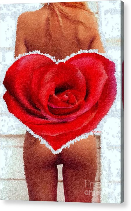 Valentines Pinup - Acrylic Print