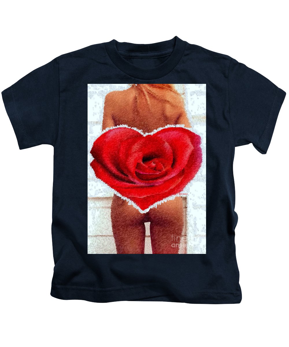 Valentines Pinup - Kids T-Shirt