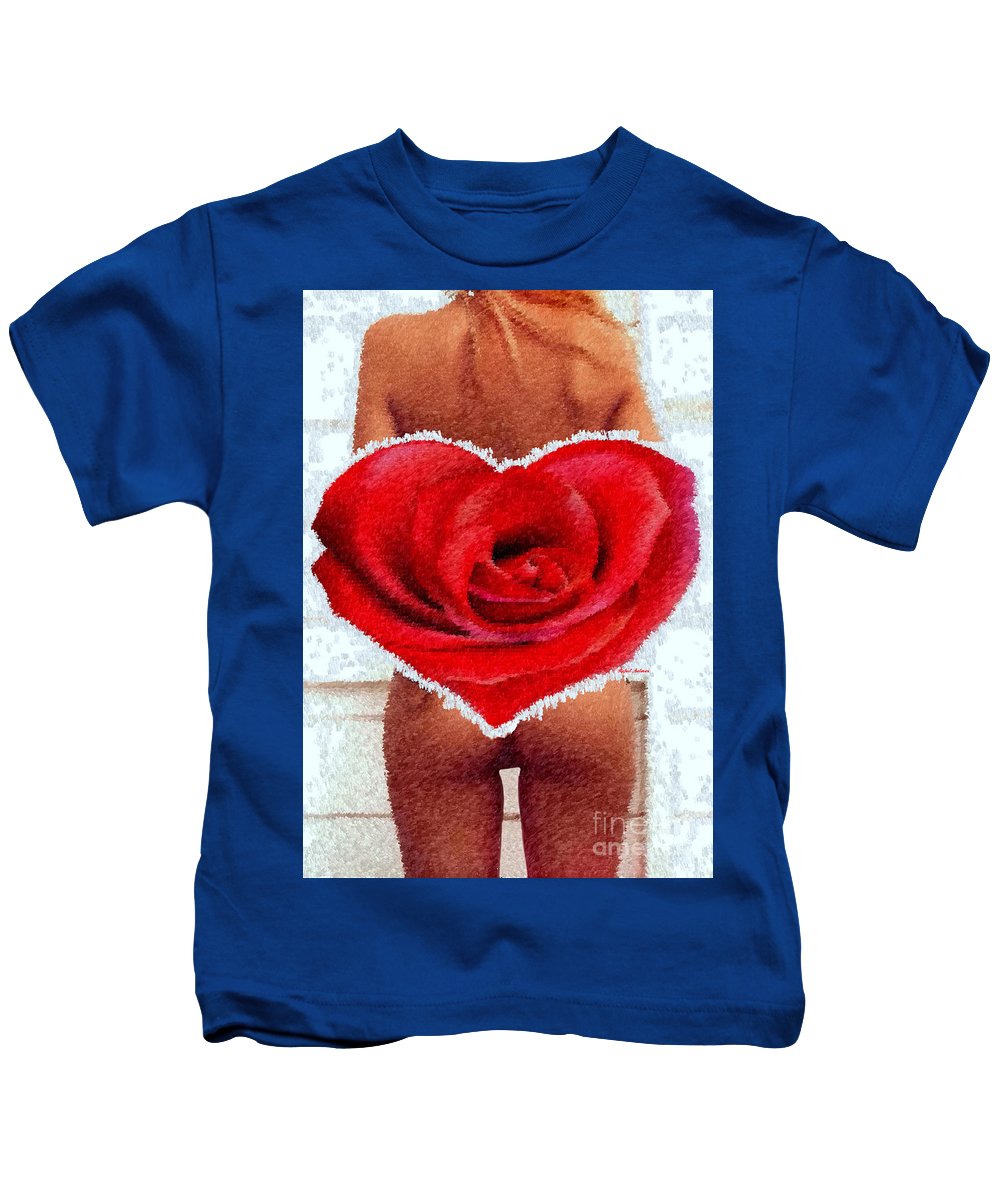 Valentines Pinup - Kids T-Shirt