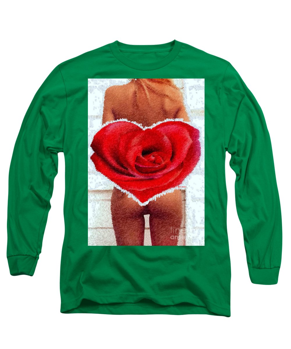 Valentines Pinup - Long Sleeve T-Shirt