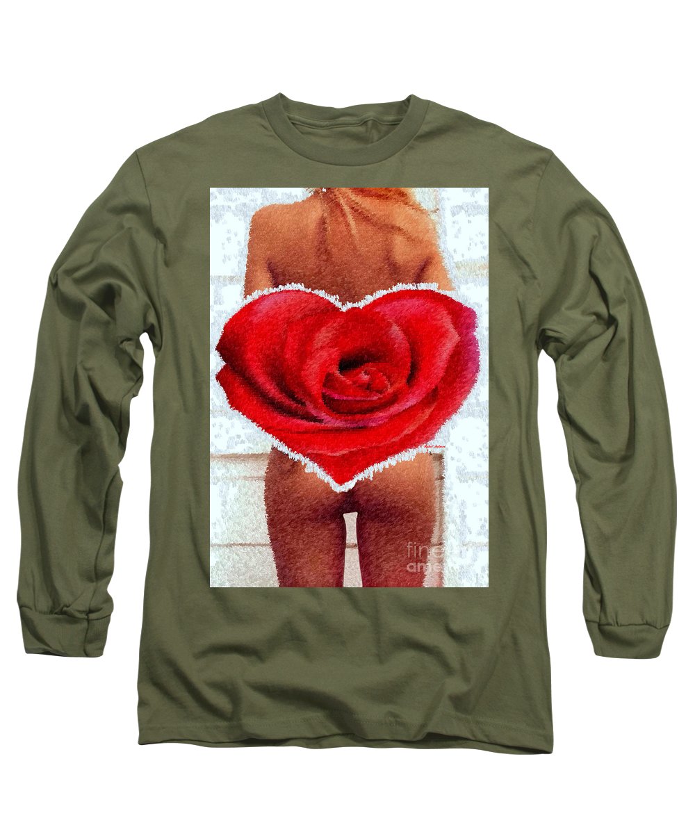 Valentines Pinup - Long Sleeve T-Shirt