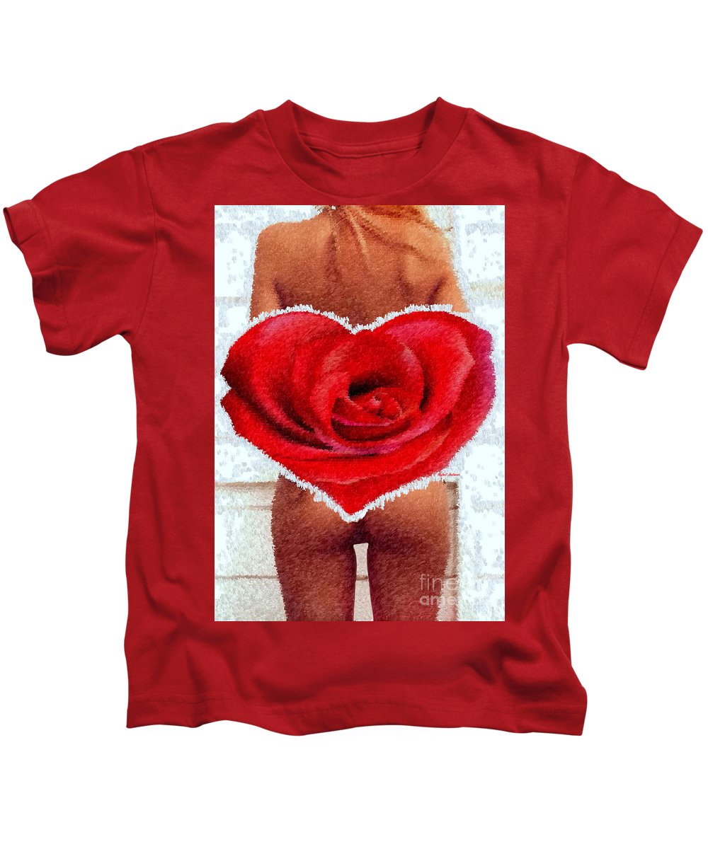 Valentines Pinup - Kids T-Shirt