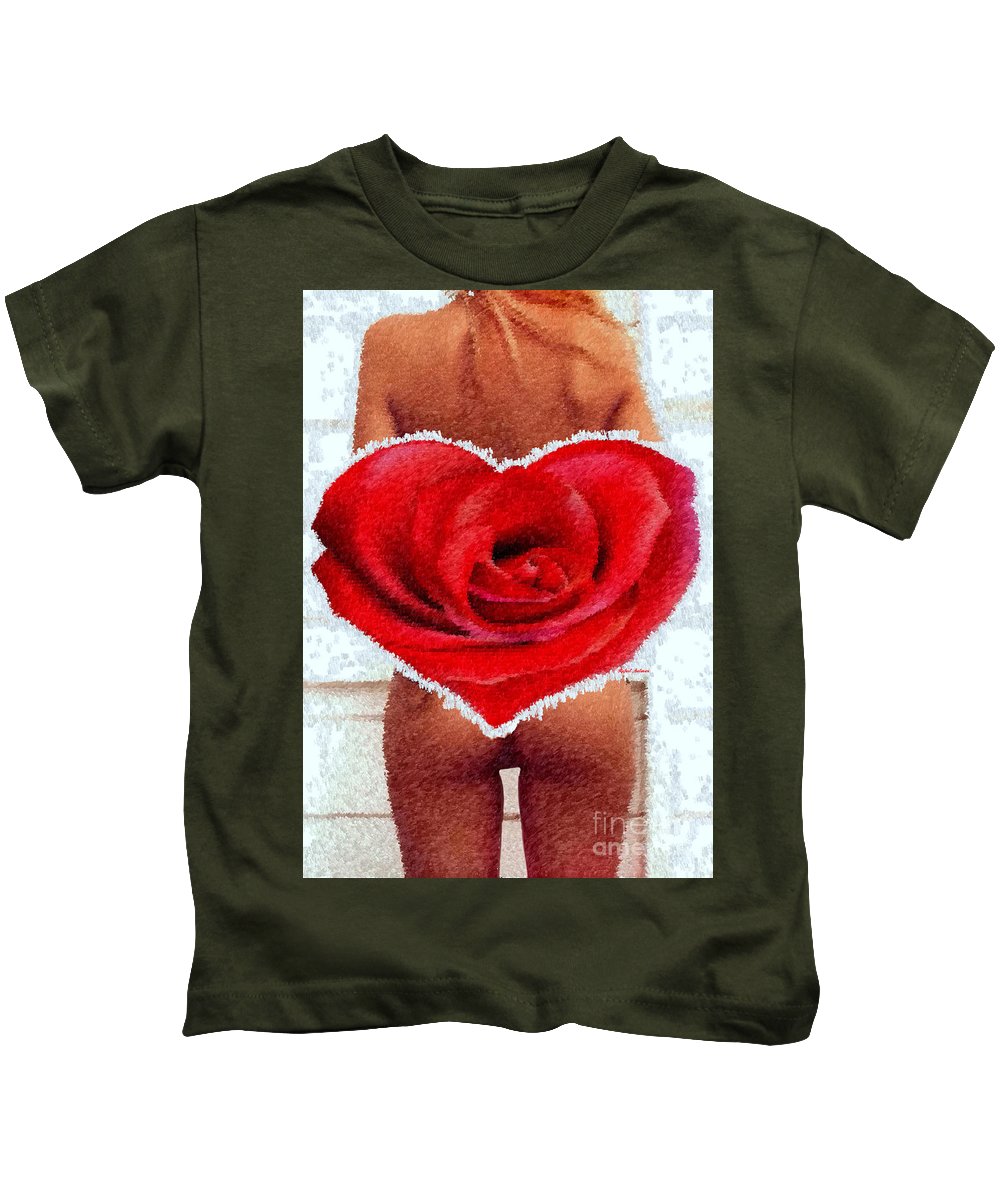 Valentines Pinup - Kids T-Shirt