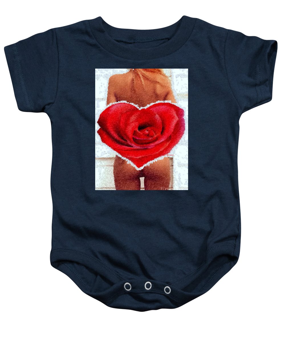 Valentines Pinup - Baby Onesie