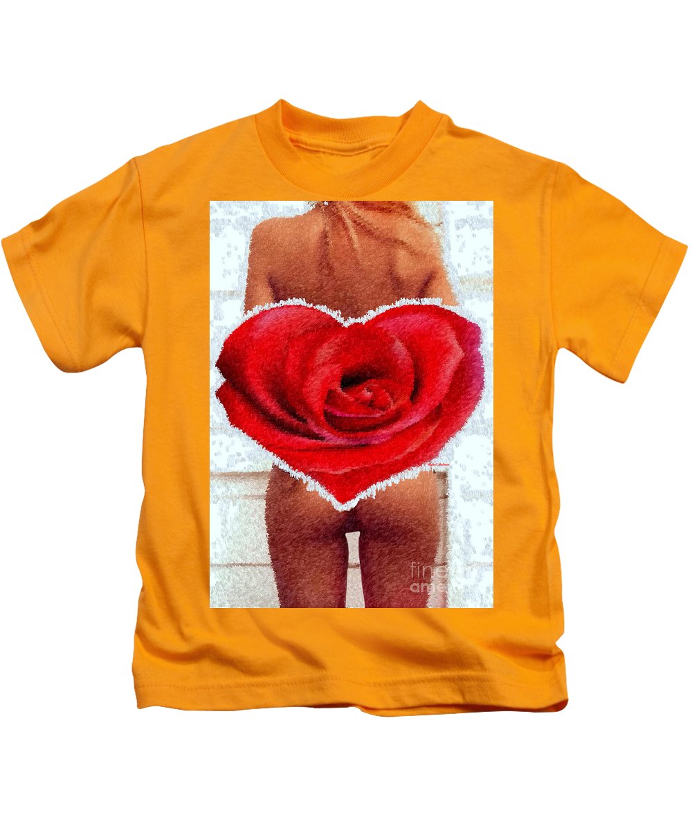 Valentines Pinup - Kids T-Shirt