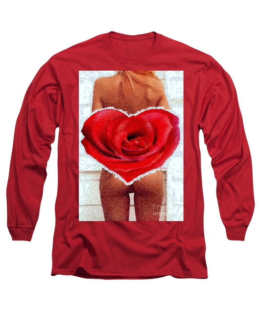 Valentines Pinup - Long Sleeve T-Shirt