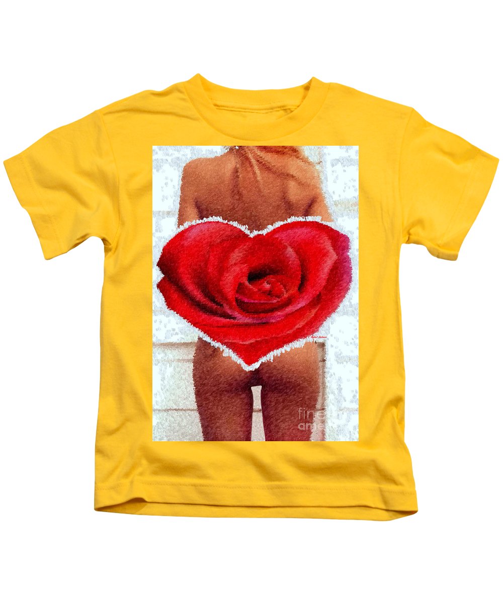 Valentines Pinup - Kids T-Shirt