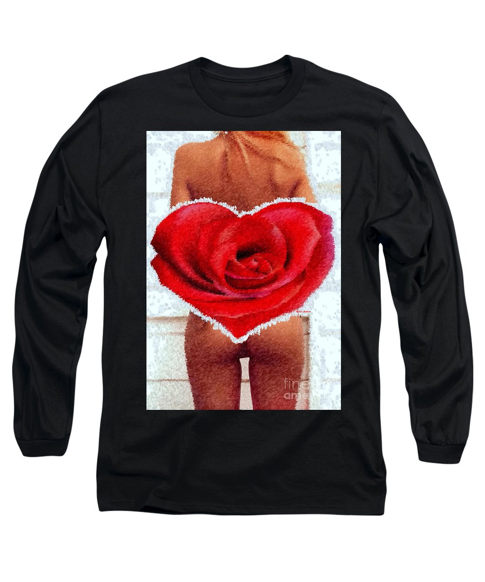 Valentines Pinup - Long Sleeve T-Shirt