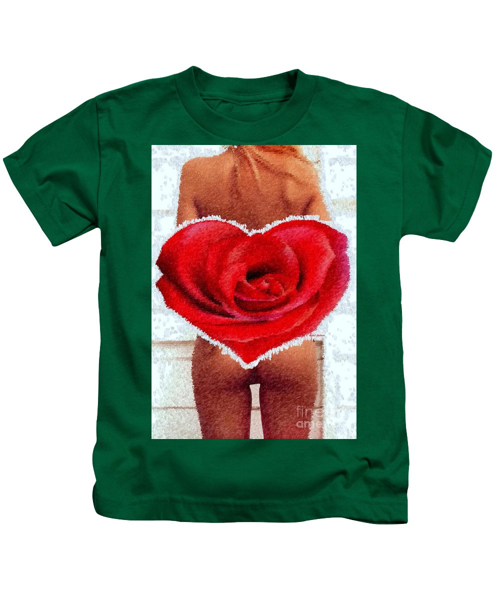 Valentines Pinup - Kids T-Shirt