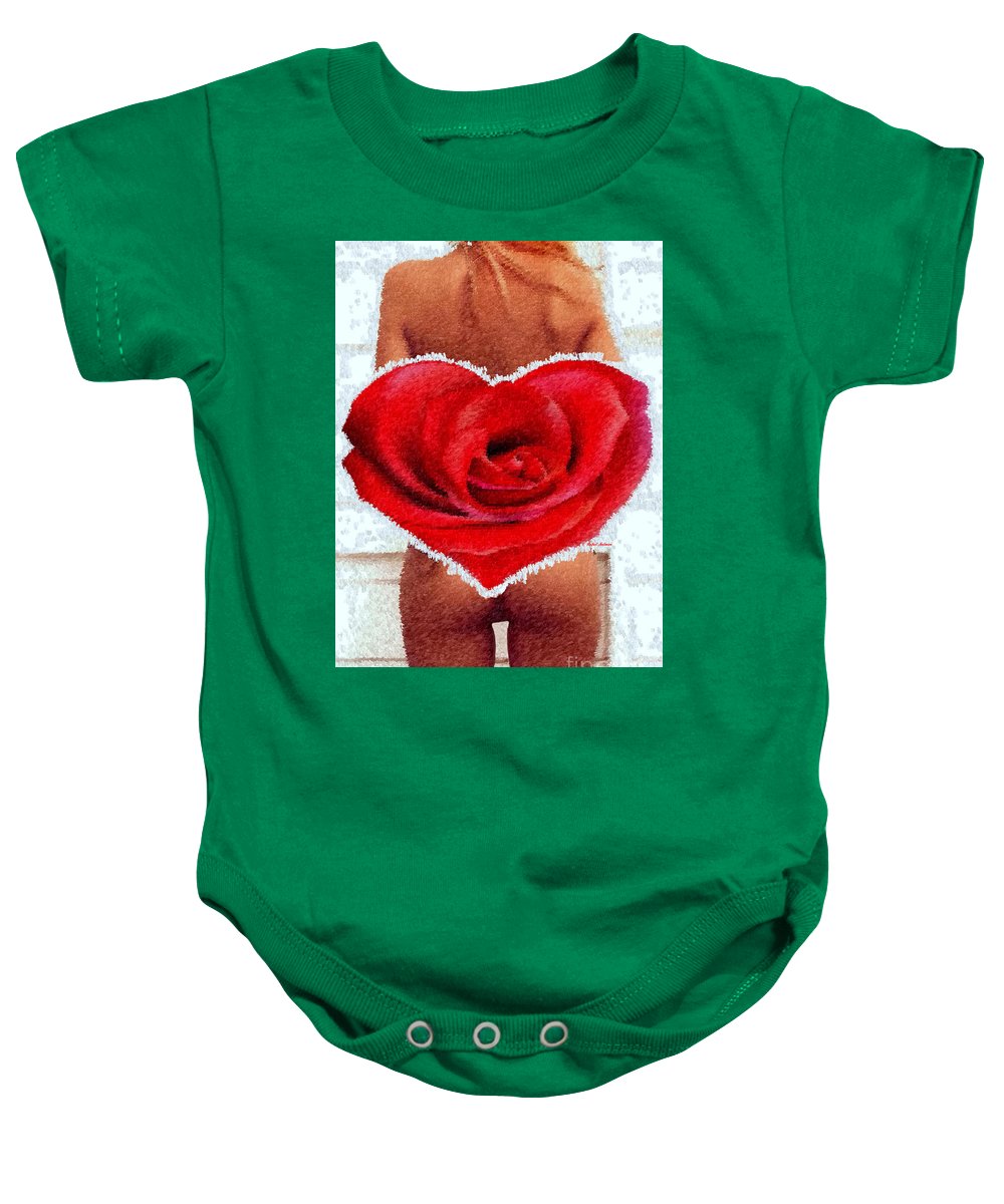 Valentines Pinup - Baby Onesie