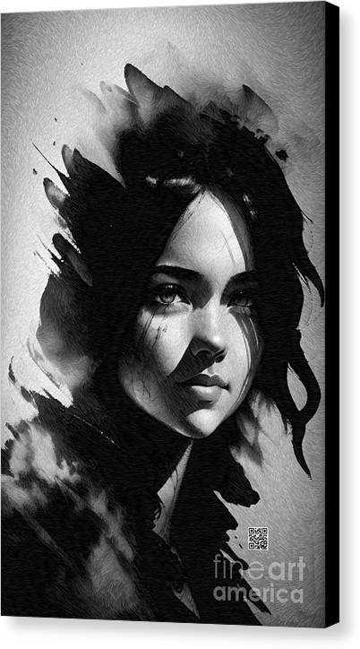 Veiled Gaze - Canvas Print