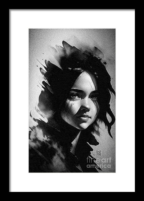 Veiled Gaze - Framed Print