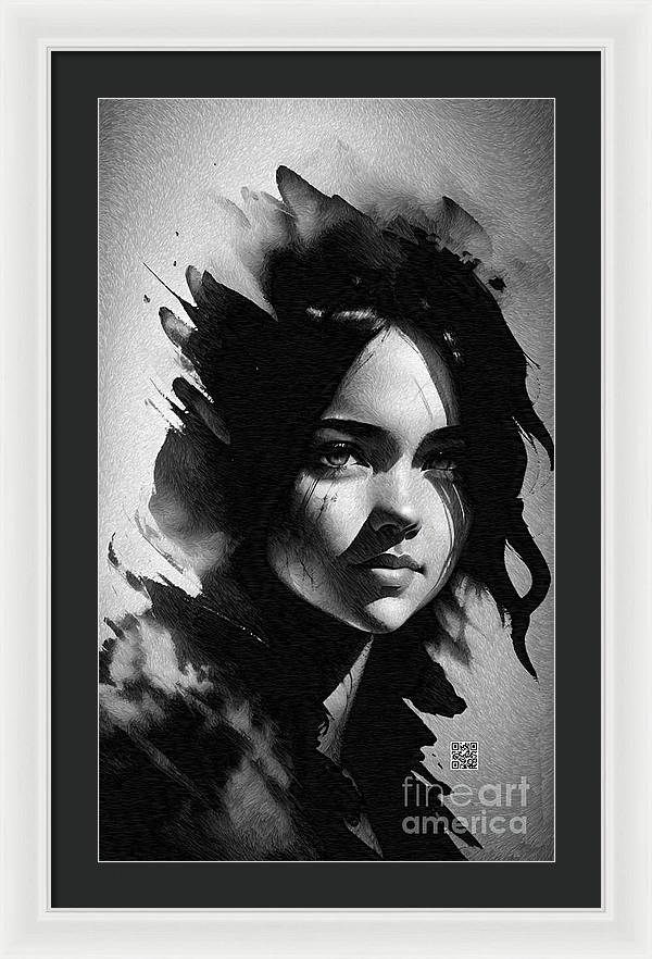 Veiled Gaze - Framed Print