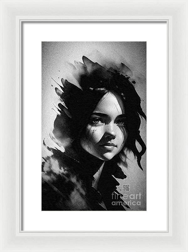 Veiled Gaze - Framed Print