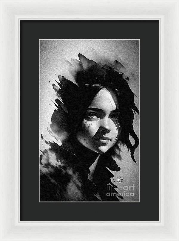 Veiled Gaze - Framed Print