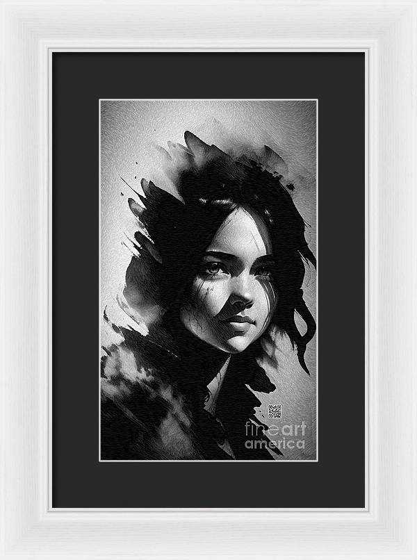 Veiled Gaze - Framed Print